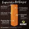 Надувной коврик KLYMIT INSULATED STATIC V LITE Оранжевый 06I2OR03C